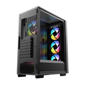 XIGMATEK LUX G 4x120mm ARGB FANLI 750W TEMPER CAMLI MidT ATX GAMING KASA
