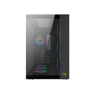 XIGMATEK AQUA ULTRA SİYAH 7x12cm ARGB TEMPERLİ CAM MidT E-ATX GAMING KASA