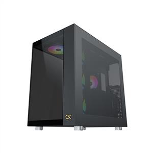 XIGMATEK AQUA ULTRA SİYAH 7x12cm ARGB TEMPERLİ CAM MidT E-ATX GAMING KASA