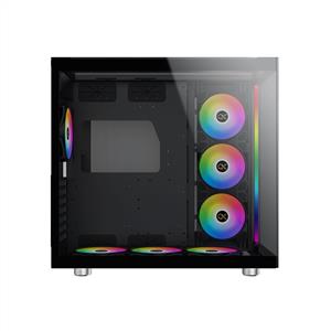 XIGMATEK AQUA ULTRA SİYAH 7x12cm ARGB TEMPERLİ CAM MidT E-ATX GAMING KASA