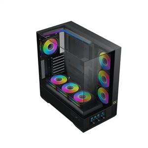 XIGMATEK VISION SİYAH 7x12cm ARGB MidT E-ATX GAMING KASA