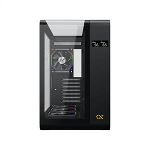 XIGMATEK PANO S SİYAH 7x12cm ARGB TEMPERLİ CAM MidT E-ATX GAMING KASA