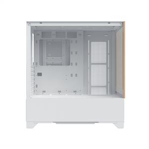 XIGMATEK ENDORPHIN WD ARCTIC BEYAZ 4x12cm ARGB AHŞAP PANEL MidT E-ATX GAMING KASA