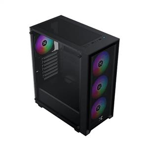 XIGMATEK SKY II SİYAH ODIN II 4x120mm RGB FANLI 650W 80PLUS MidT ATX GAMING KASA