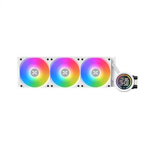 XIGMATEK LK 360 ARCTIC BEYAZ LGA1851/AM5 3x120mm ARGB Fan LCD Ekranlı 360mm Sıvı Soğutma