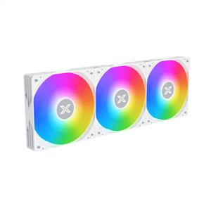 XIGMATEK LK 360 ARCTIC BEYAZ LGA1851/AM5 3x120mm ARGB Fan LCD Ekranlı 360mm Sıvı Soğutma