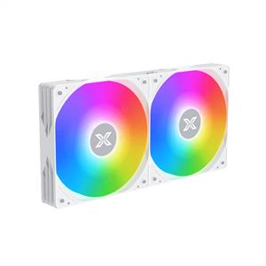 XIGMATEK LK 240 ARCTIC BEYAZ LGA1851/AM5 2x120mm ARGB Fan LCD Ekranlı 240mm Sıvı Soğutma