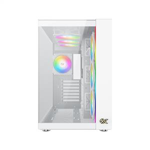 XIGMATEK AQUA ULTRA AIR ARCTIC BEYAZ 7x12cm ARGB TEMPERLİ CAM MidT ATX GAMING KASA