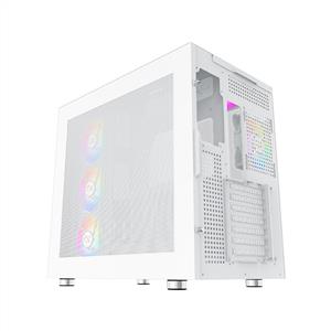 XIGMATEK AQUA ULTRA AIR ARCTIC BEYAZ 7x12cm ARGB TEMPERLİ CAM MidT ATX GAMING KASA