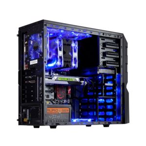 XIGMATEK SHOCKWAVE VEKTOR 80PLUS 750W MidT ATX PENCERELİ SİYAH KASA