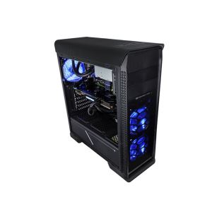 XIGMATEK FRONTLINER EN8774 3x12CM MAVİ LED USB 3.0 MidT ATX SİYAH KASA
