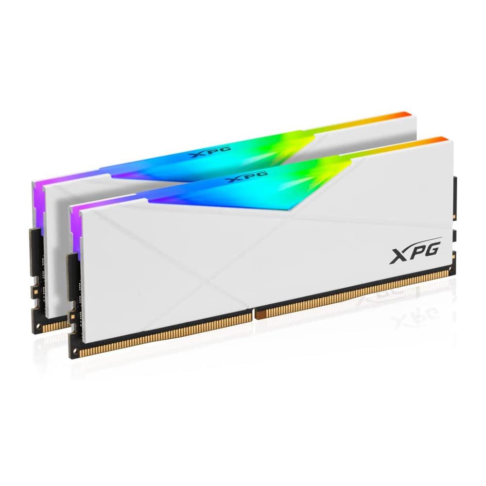 XPG 32GB (2x16GB) Spectrix D50 Beyaz RGB DDR4 3200MHz CL16 1.35V
