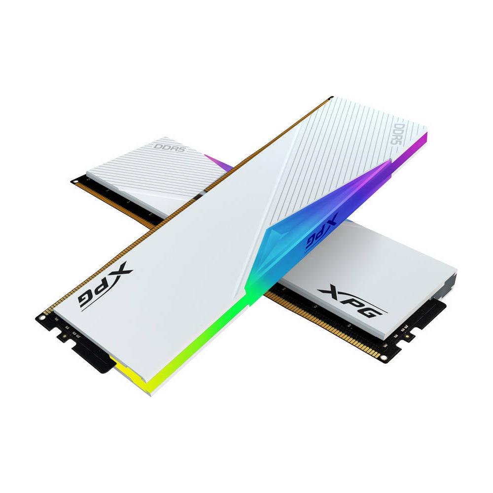 XPG 32GB (2x16GB) Lancer Beyaz DDR5 6400MHz CL32 1.40V RGB PC Ram