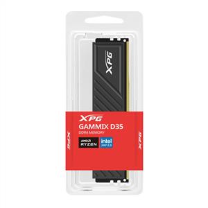 XPG 16GB (1x16GB) Gammix D35 Siyah DDR4 3200MHz CL16 1.35V PC Ram