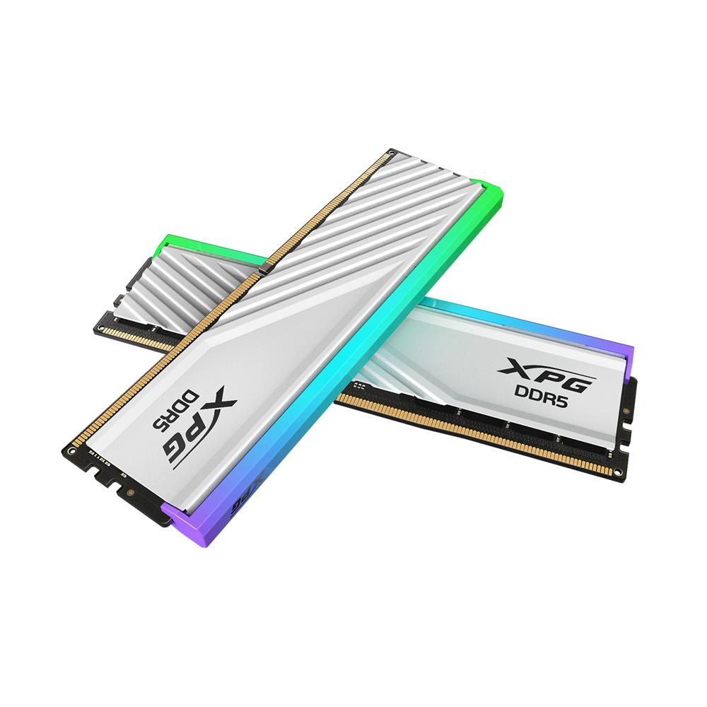 XPG Lancer Blade Beyaz RGB DDR5-6000Mhz CL30 48GB (2x24GB) Dual