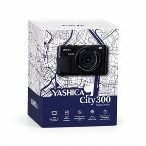 Yashica City 300 Dijital Kompakt Kamera (Siyah)