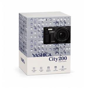Yashica City 200 Dijital Kompakt Kamera (Siyah)