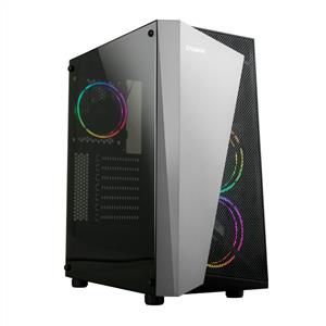 ZALMAN S4 PLUS 3x120mm RGB FANLI MidT ATX GAMING KASA