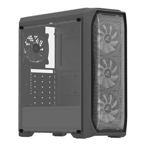 ZALMAN N5 MF (SE) 4x120mm RGB FANLI MegaMax 600W 80PLUS MidT ATX GAMING KASA