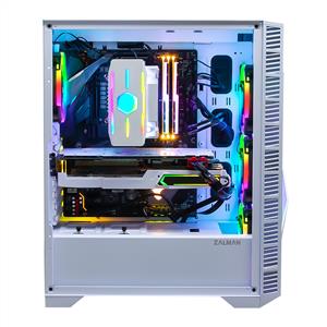 ZALMAN Z3 ICEBERG WHITE 2X120mm ARGB FAN TEMPERLİ CAMLI Mid-T GAMING KASA