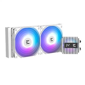 ZALMAN ALPHA2 A24 BEYAZ 71 CFM 2X120mm ARGB AMD/Intel LGA1700 240mm SIVI SOĞUTUCU