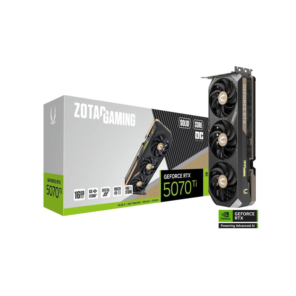 ZOTAC GeForce RTX 5070 TI GAMING SOLID CORE OC 16GB GDDR7 256Bit