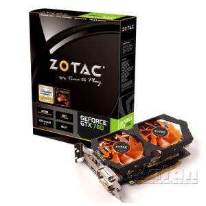 Zotac GTX760 O.C. GDDR5 2GB 256Bit Nvidia GeForce DX11.1 Ekran Kart