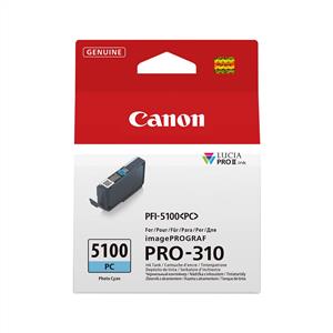 CANON PFI 5100-PC FOTOĞRAF AÇIK MAVİ MÜREKKEP KARTUŞU